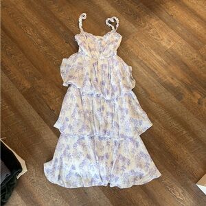 Altar'd State Lavender Floral Dress